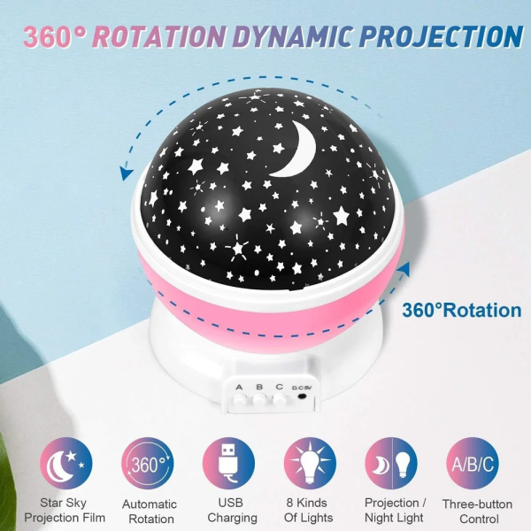 Star Master Galaxy Night Projector Lamp - Image 6